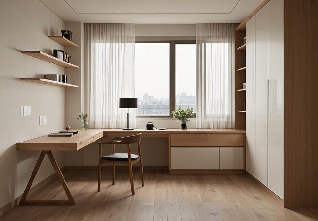 裝修干貨：精準(zhǔn)規(guī)劃書房尺寸，提升空間利用率與舒適度