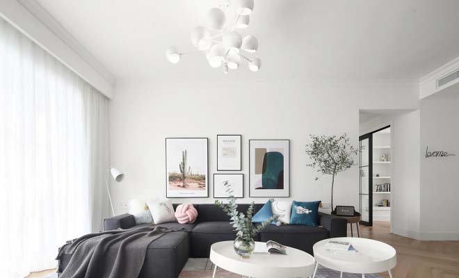 家裝案例:180平北歐風(fēng)的白與凈 家裝案例:180平北歐風(fēng)的白與凈