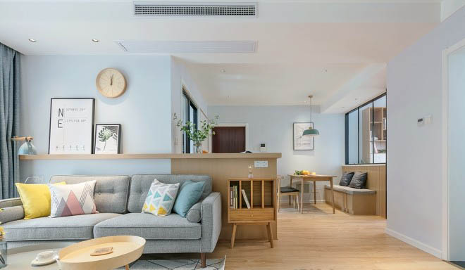 98平北歐風(fēng)家裝案例，簡(jiǎn)單實(shí)用最好！