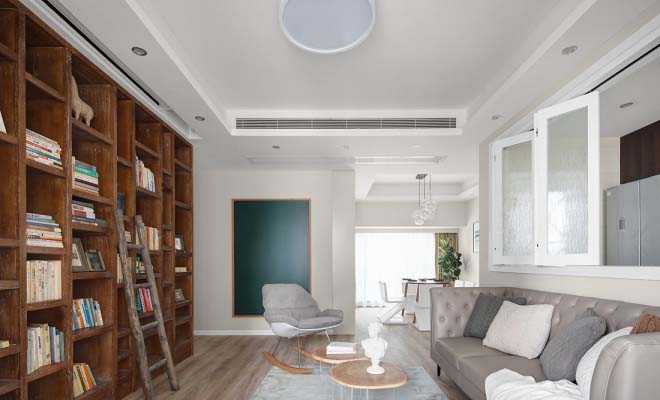 130平簡約風家裝，將紛紛擾擾拋在腦后