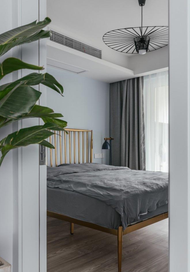 95平北歐風(fēng)家裝案例，暖色調(diào)小清新