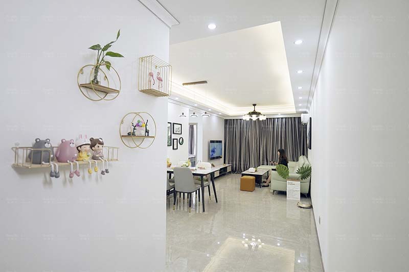 106平現(xiàn)代簡約風實拍圖，構(gòu)建清新宜居小窩