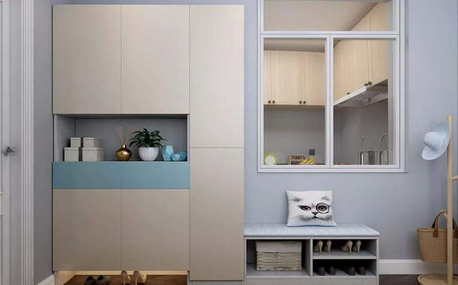 玄關(guān)處的衣帽柜怎么設計更好看實用？