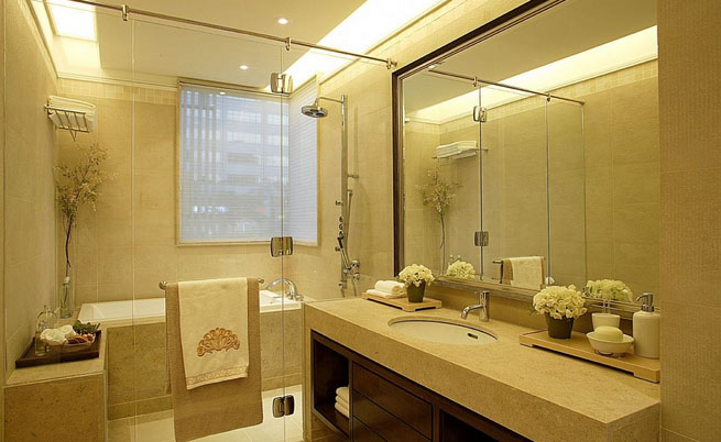 衛(wèi)生間太小不能干濕分離？看看這家是怎么裝修的！