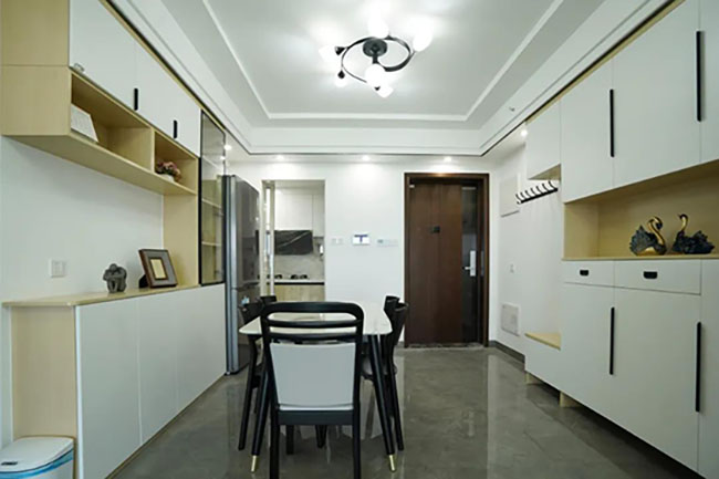 三室兩廳現(xiàn)代簡(jiǎn)約風(fēng)，功能性極強(qiáng)，清淡雅致的溫馨之家