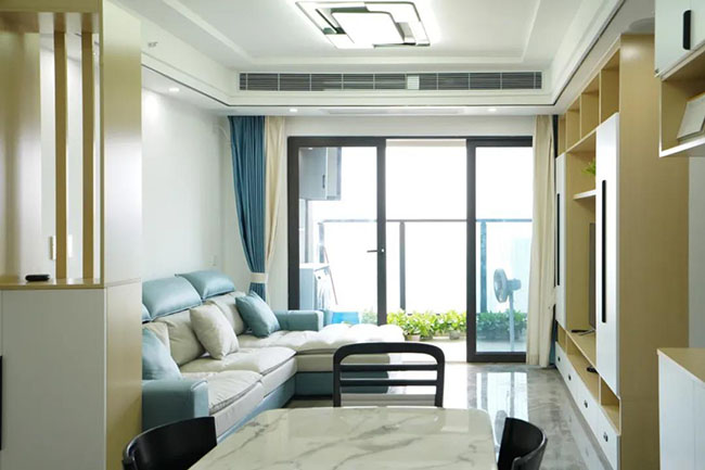 三室兩廳現(xiàn)代簡(jiǎn)約風(fēng)，功能性極強(qiáng)，清淡雅致的溫馨之家
